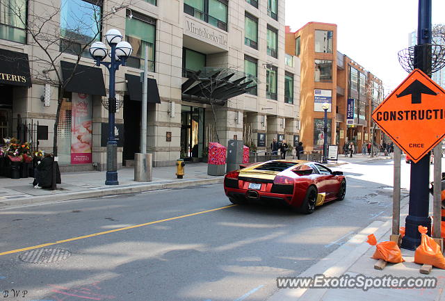 Lamborghini Murcielago spotted in Toronto, Canada