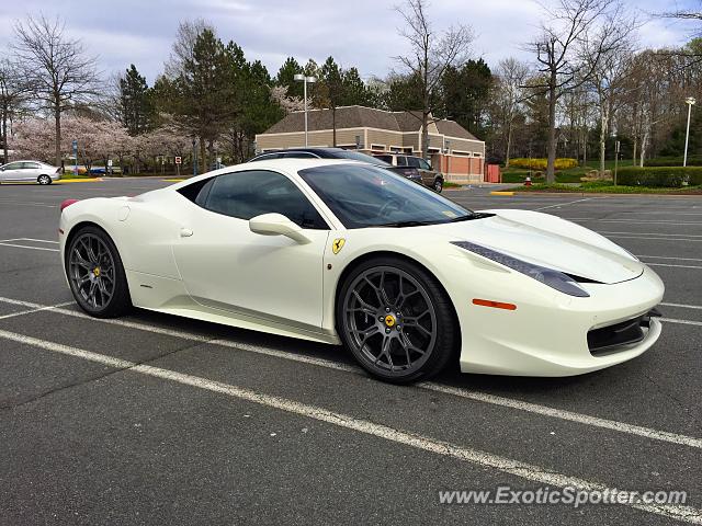 Ferrari 458 Italia spotted in Reston, Virginia