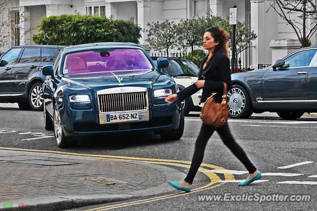 Rolls-Royce Ghost spotted in London, United Kingdom