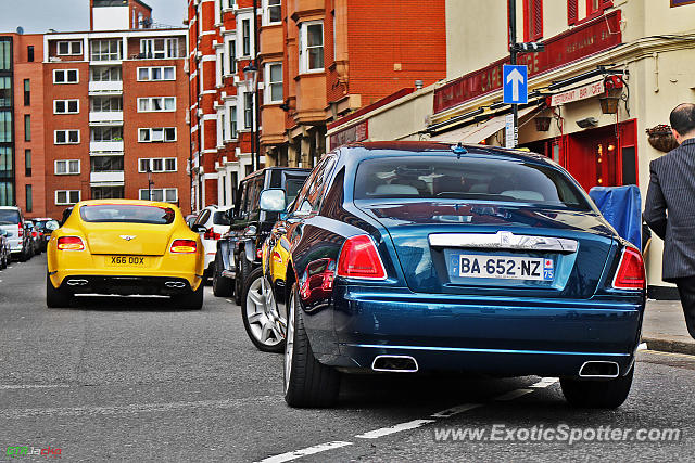 Rolls-Royce Ghost spotted in London, United Kingdom