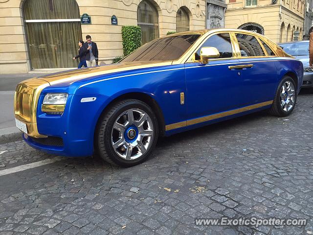 Rolls-Royce Ghost spotted in Paris, France