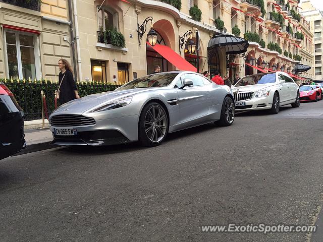 Aston Martin Vanquish spotted in Paris, France