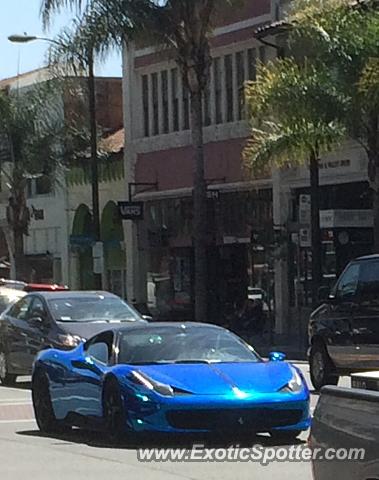 Ferrari 458 Italia spotted in Pasadena, California