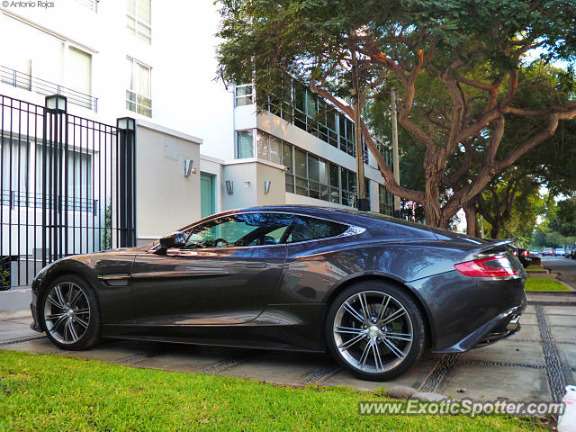 Aston Martin Vanquish spotted in Lima, Peru