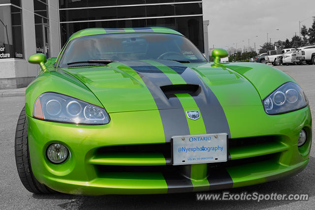 Dodge Viper spotted in Toronto, Canada