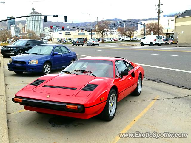 Ferrari 308 spotted in Salt Lake City, Utah