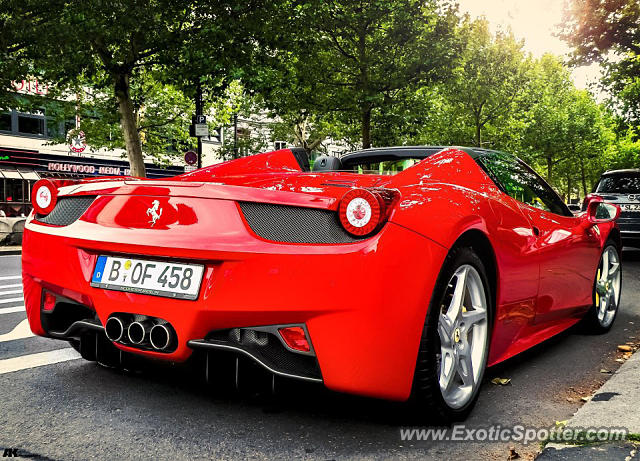 Ferrari 458 Italia spotted in Berlin, Germany