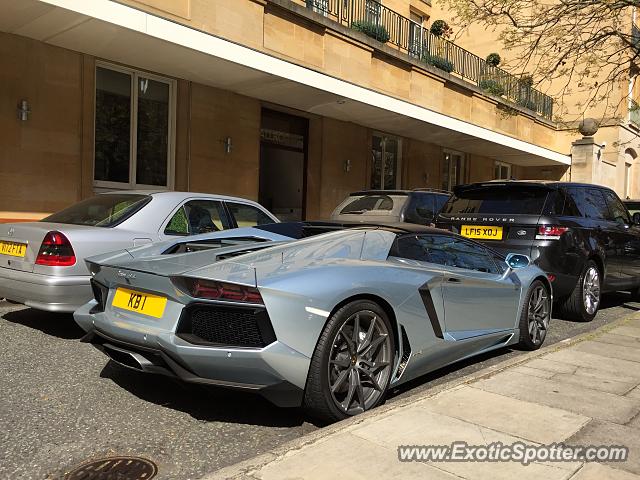 Lamborghini Aventador spotted in London, United Kingdom