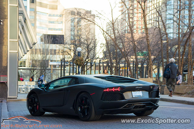 Lamborghini Aventador spotted in Toronto, Canada