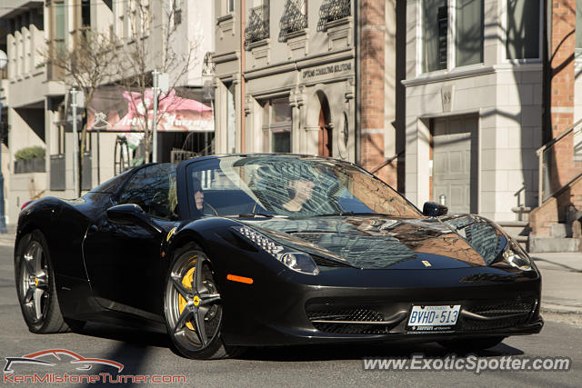 Ferrari 458 Italia spotted in Toronto, Canada