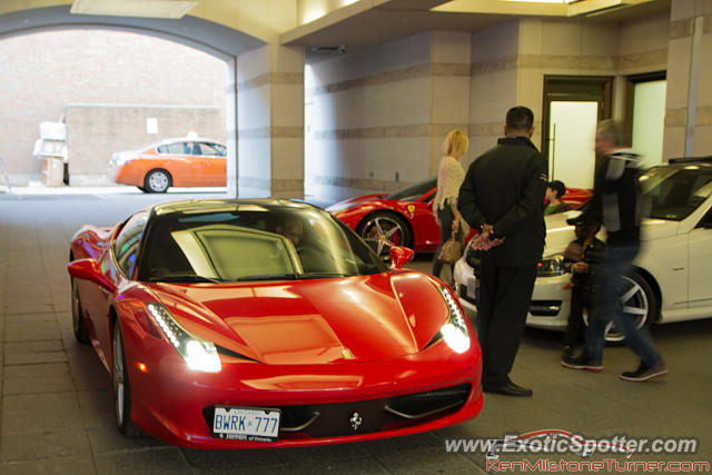 Ferrari 458 Italia spotted in Toronto, Canada