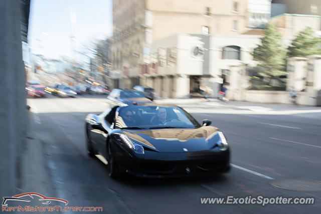 Ferrari 458 Italia spotted in Toronto, Canada