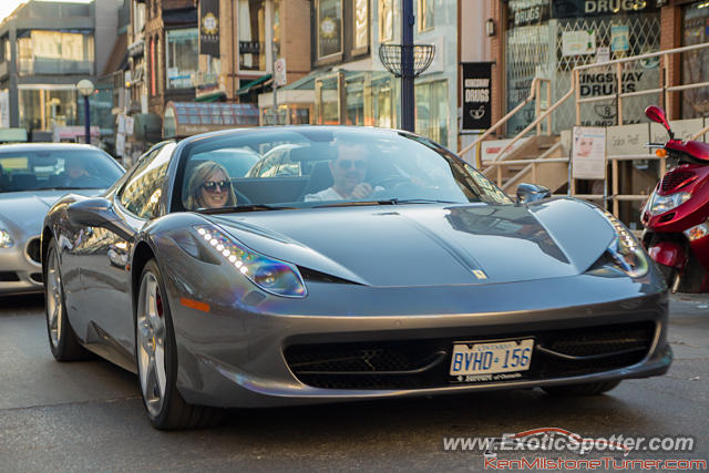 Ferrari 458 Italia spotted in Toronto, Canada