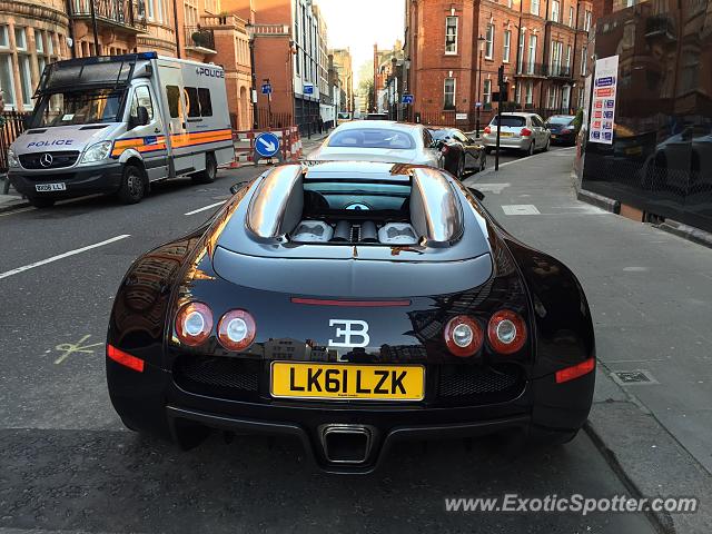 Bugatti Veyron spotted in London, United Kingdom