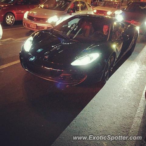 Mclaren MP4-12C spotted in Lima, Peru