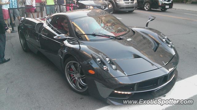 Pagani Huayra spotted in Montreal, Canada