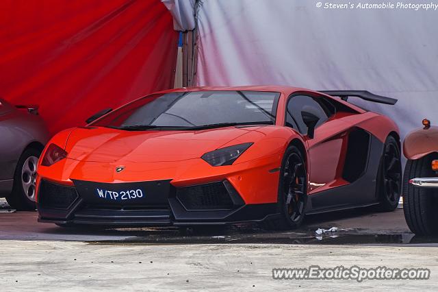 Lamborghini Aventador spotted in Kuala Lumpur, Malaysia