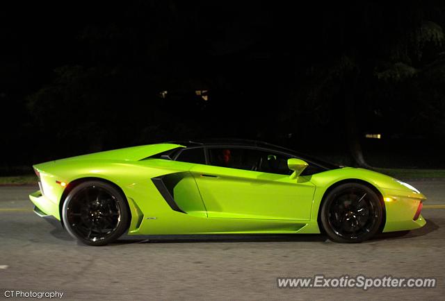 Lamborghini Aventador spotted in Hollywood, California