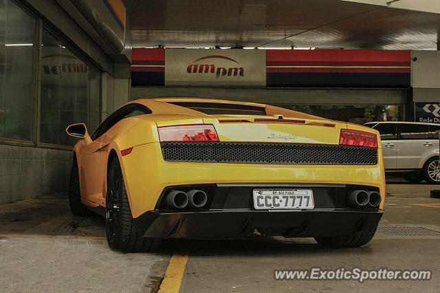 Lamborghini Gallardo spotted in São Paulo, Brazil