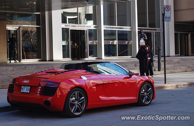 Audi R8 spotted in Montreal, Canada