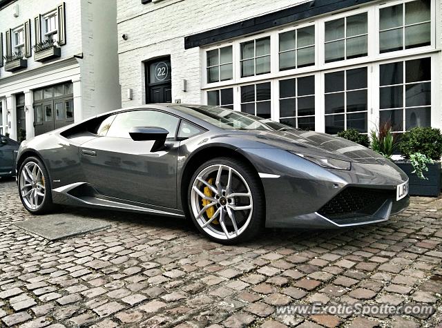 Lamborghini Huracan spotted in London, United Kingdom