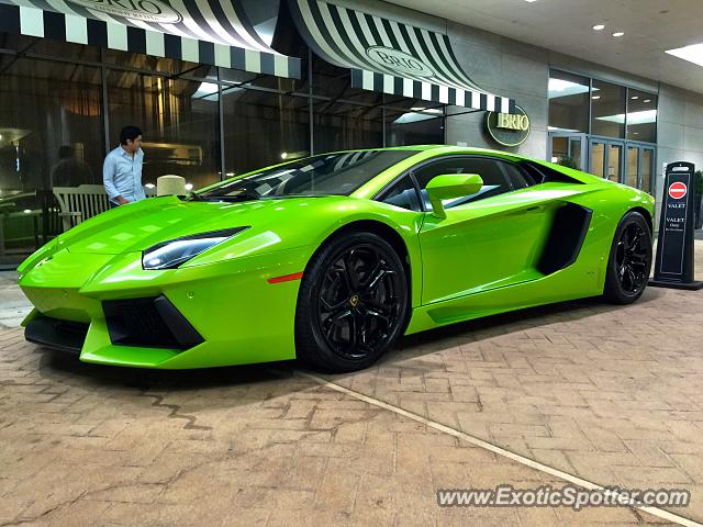 Lamborghini Aventador spotted in Tysons Corner, Virginia