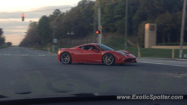 Ferrari 458 Italia spotted in Charlotte, North Carolina