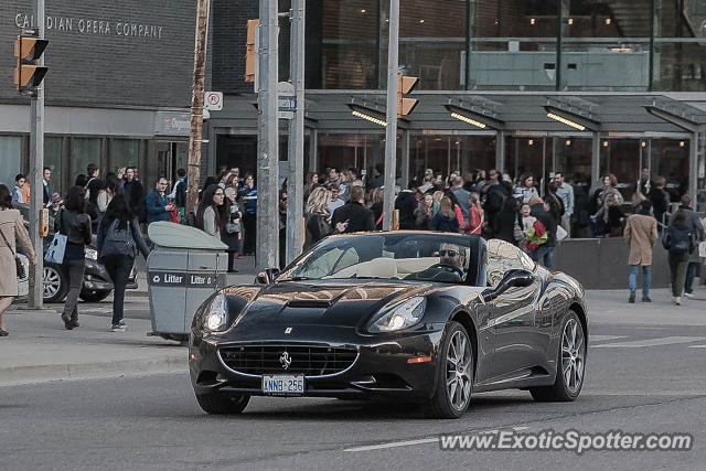 Ferrari California spotted in Toronto, Canada