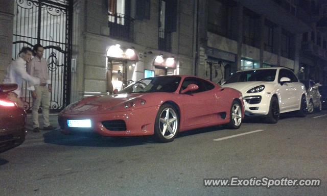 Ferrari 360 Modena spotted in Barcelona, Spain