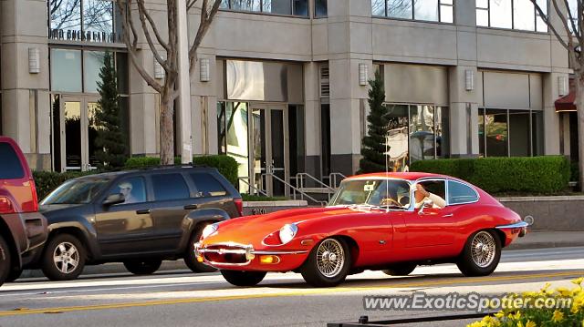 Jaguar E-Type spotted in Atlanta, Georgia