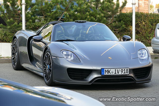 Porsche 918 Spyder spotted in Wuppertal, Germany