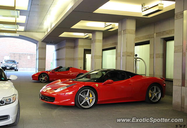 Ferrari 458 Italia spotted in Toronto, Canada