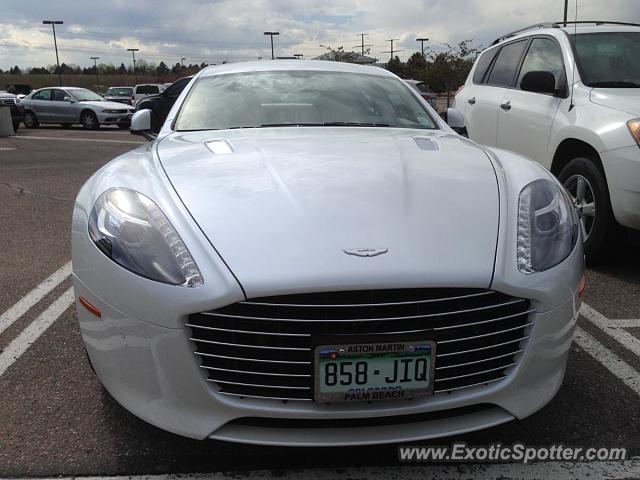 Aston Martin Rapide spotted in Castle Pines, Colorado