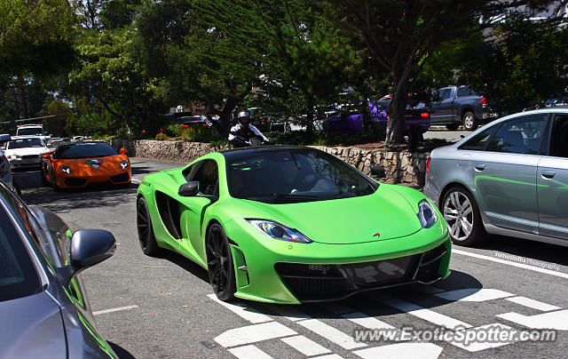 Mclaren MP4-12C spotted in Carmel, California