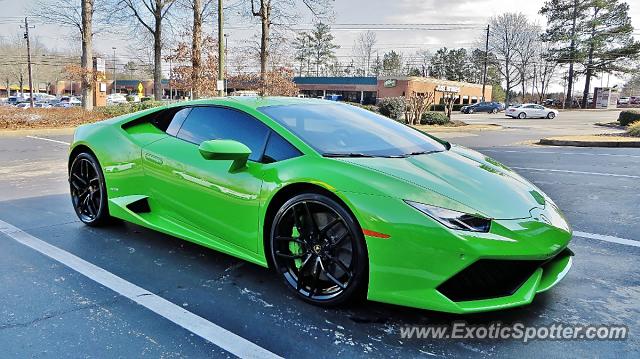 Lamborghini Huracan spotted in Atlanta, Georgia