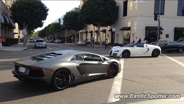 Lamborghini Aventador spotted in Beverly Hills, California