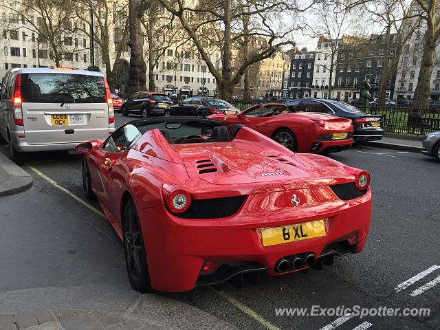 Ferrari 458 Italia spotted in London, United Kingdom