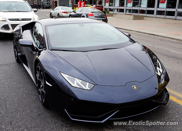 Lamborghini Huracan spotted in Calgary, Canada