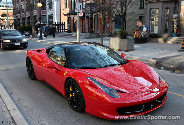 Ferrari 458 Italia spotted in Toronto, Canada