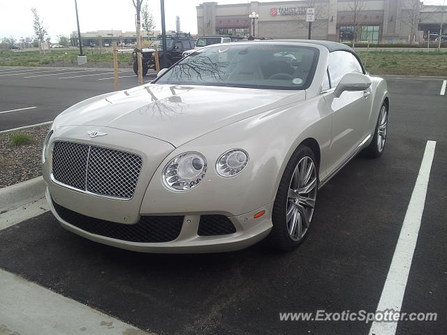 Bentley Continental spotted in Parker, Colorado