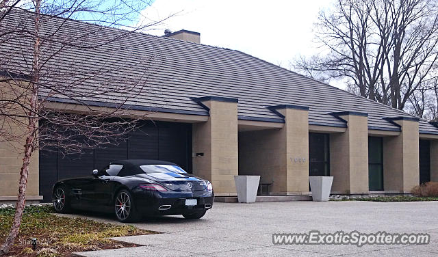 Mercedes SLS AMG spotted in London, Ontario, Canada