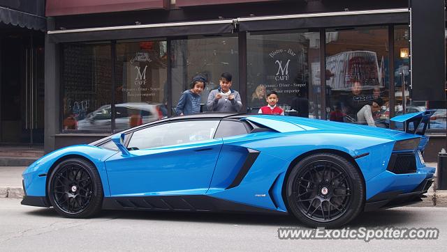 Lamborghini Aventador spotted in Montreal, Canada