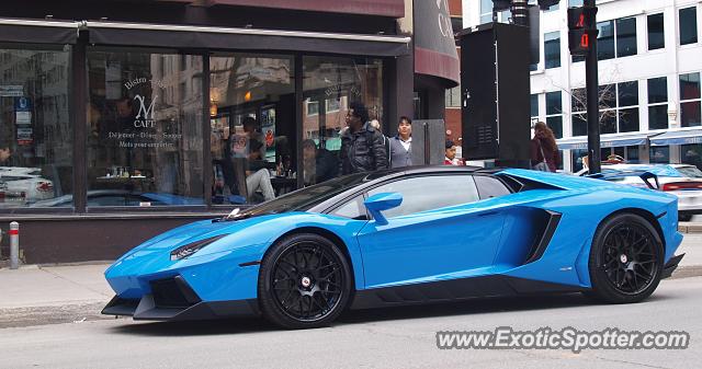 Lamborghini Aventador spotted in Montreal, Canada