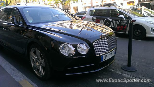 Bentley Flying Spur spotted in Paris, France