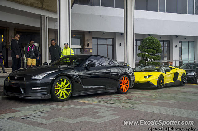 Lamborghini Aventador spotted in Genting Highland, Malaysia