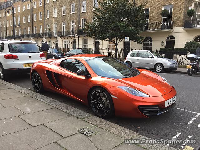 Mclaren MP4-12C spotted in London, United Kingdom