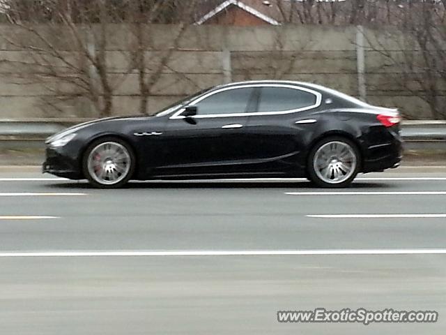 Maserati Ghibli spotted in Toronto, Canada