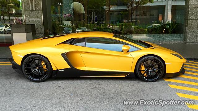 Lamborghini Aventador spotted in Singapore, Singapore