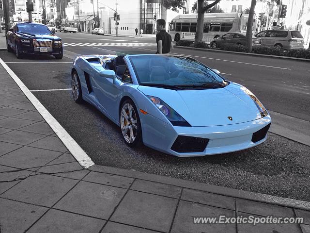 Lamborghini Gallardo spotted in Beverly Hills, California