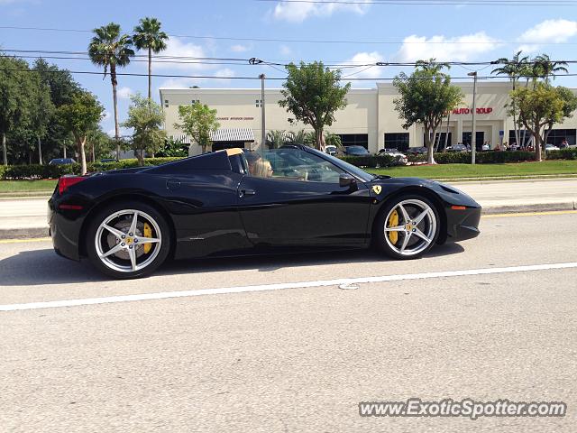 Ferrari 458 Italia spotted in Miami, Florida